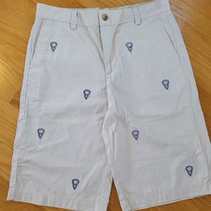 Vineyard Vines Boys Khaki Lacrosse Shorts Sz 16